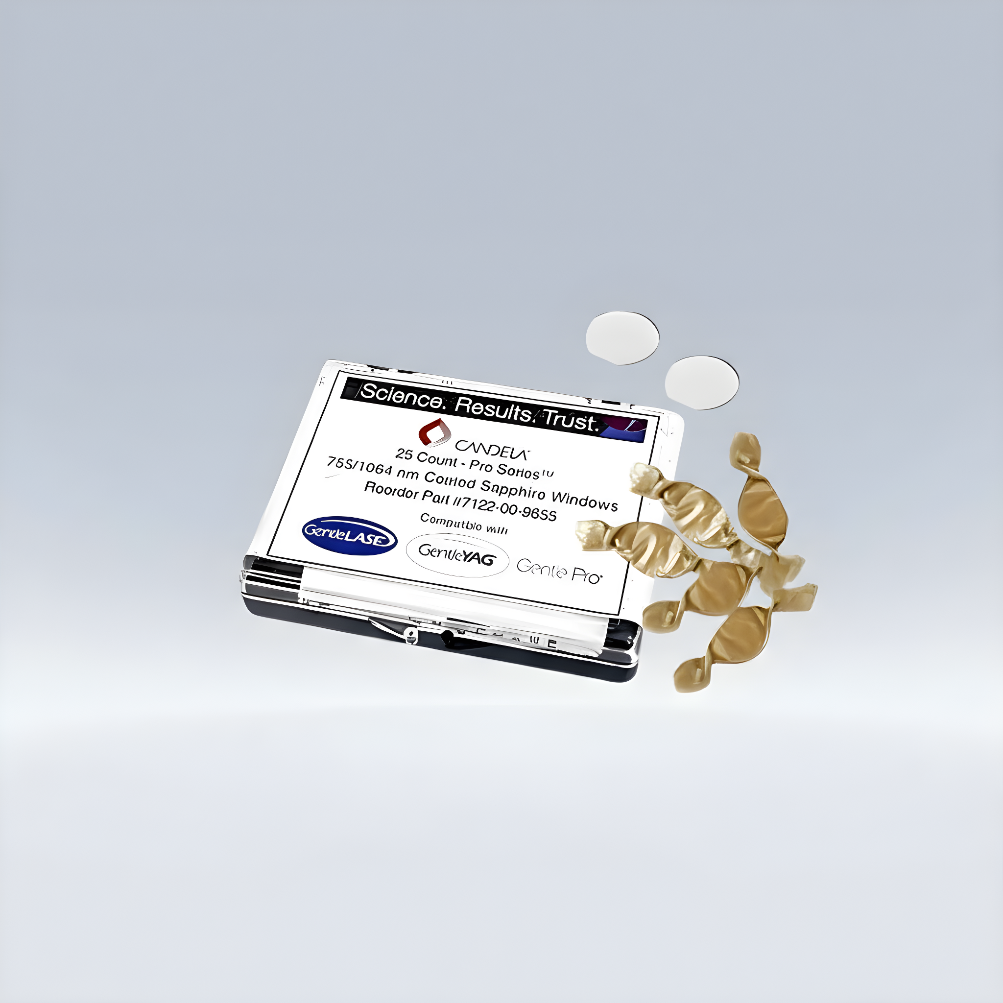 Candela Pro Series Sapphire Windows 755/1064nm – 25-Pack - PinOva Aesthetic
