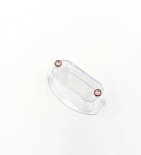 Close-up of Lumenis LightSheer Duet HS 22x35mm Tip showing clear plastic design and copper connectors, used in professional beauty treatments.